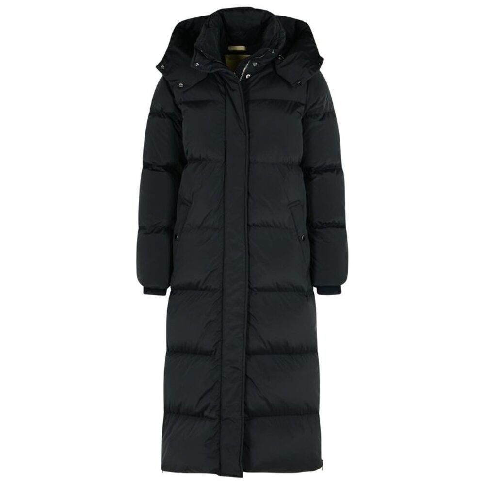 Woolrich John Rich & Bros 'Kelly' Long Black Polyamide Blend Down Jacket Women